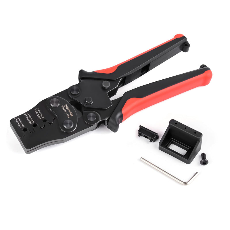 Weather Pack Crimp Tool, Newdeli Crimper for AWG 24-14 Crimping Delphi APTIV Weather Pack Terminals or Metri-Pack Connectors 1424BN-2