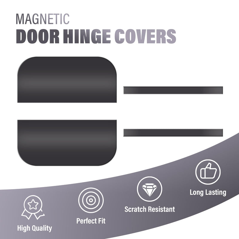 30 Pack 3.5" Door Hinge Masking, Magnetic Door Hinges Protect Shields for Painting, Door Hinge Paint Covers for Residential Door