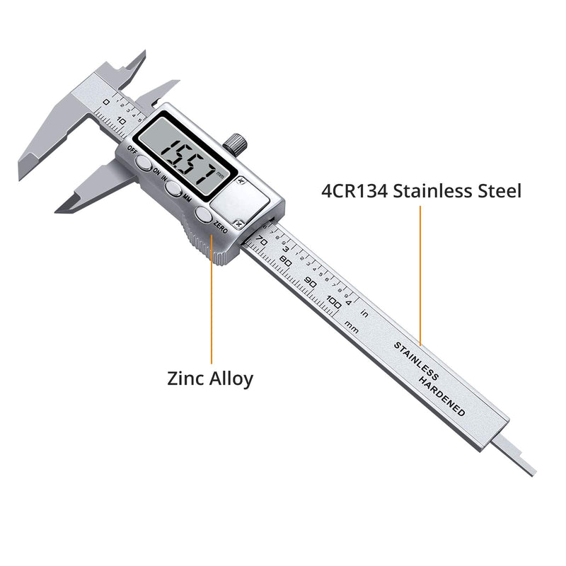[Australia - AusPower] - Neoteck 4" Digital Caliper + 6" Digital Caliper and Feeler Gauge Set 