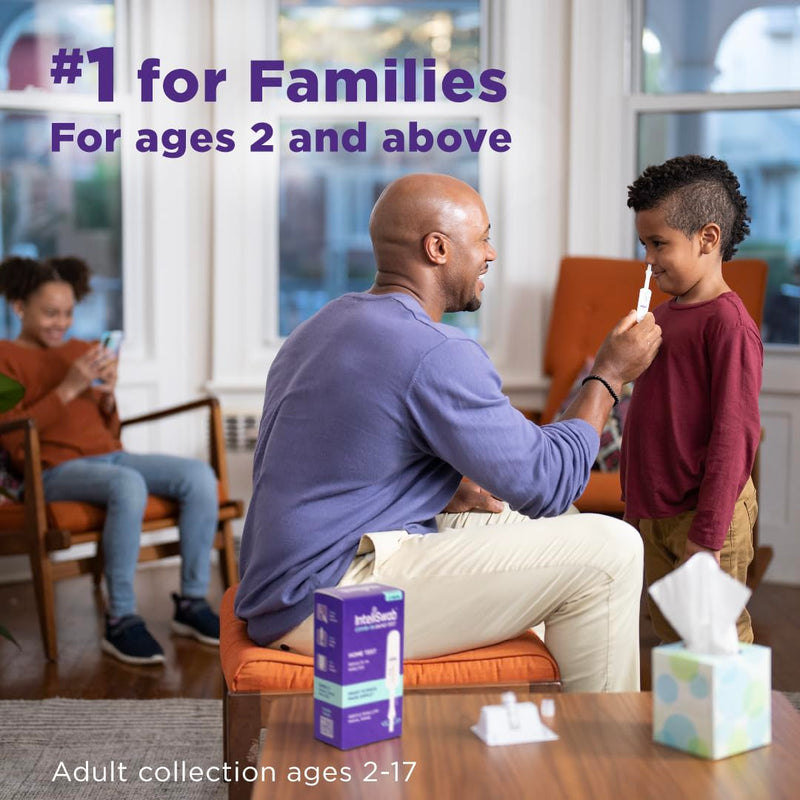 [Australia - AusPower] - InteliSwab COVID-19 Rapid Test, 1 Pack, 2 Tests Total, Simple to Use at Home, 1 Minute Hands-On Time, FDA EUA Authorized, Designed and Developed in the U.S.A. 