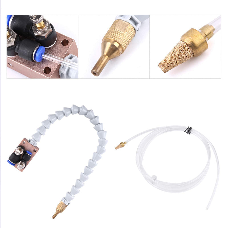 Cooling Spray Mist Coolant Spray System 8mm Air Tube for CNC Lathe Milling Machine