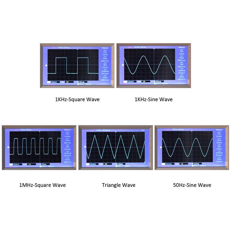 [Australia - AusPower] - Weytoll XR2206 Signal Generator Function Generator Kit Sinus/Triangle/Square Output 1 Hz-1 MHz Adjustable Frequency Amplitude (DIY Kit Finished Product) Fertigprodukt 