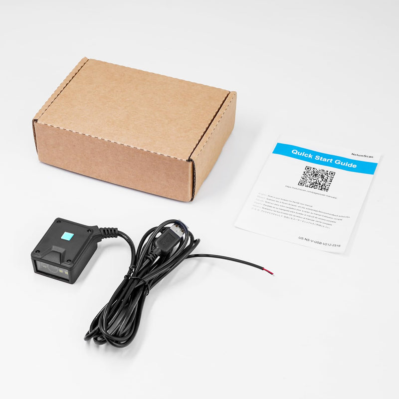 [Australia - AusPower] - NetumScan 2D Embedded Fixed Barcode Scanner Scan Engine, Industrial Grade 1D 2D QR Barcode Reader, Automatic Induction Scanning,USB Port Suitable for Self-Service Terminals and Factory Assembly Lines 