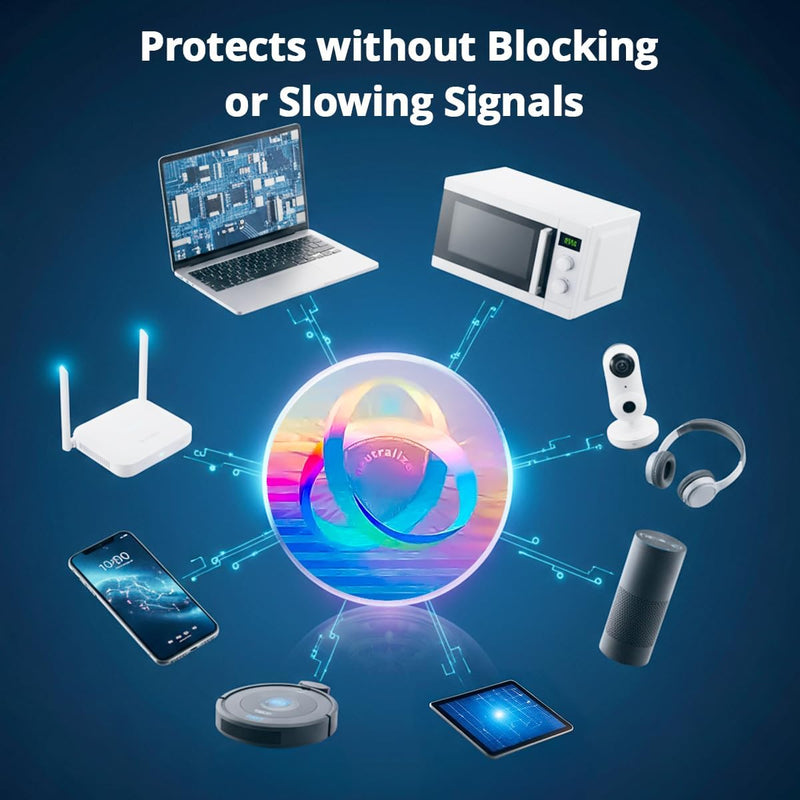 [Australia - AusPower] - Aulterra EMF Neutralizer Sticker for Cell Phones, Laptops and Mobile Devices to Neutralize Harmful Effects Including 5G 