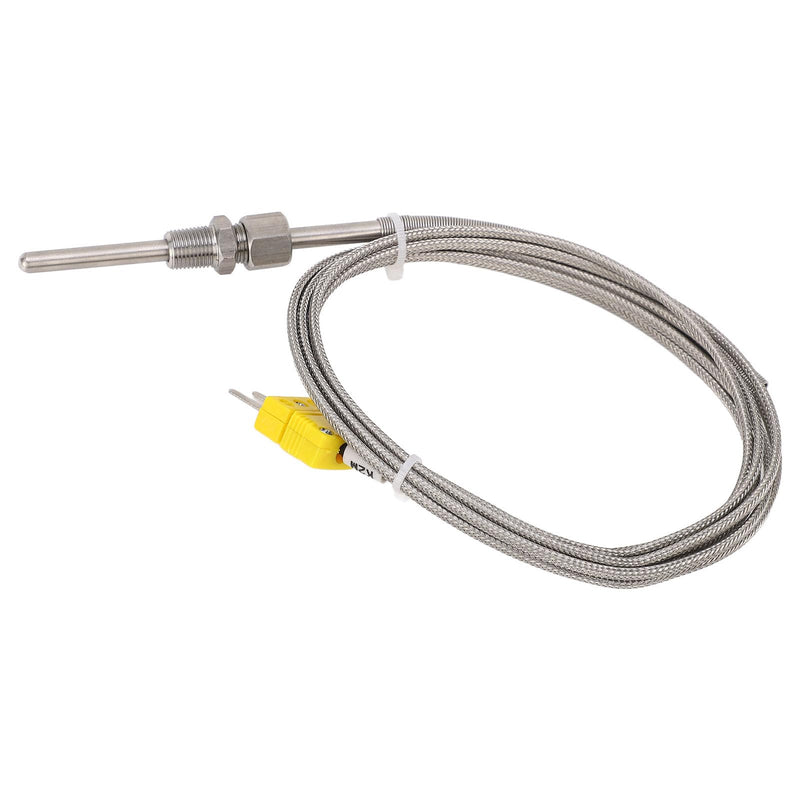 [Australia - AusPower] - K Type Thermocouple 1/8 NPT 80mm Probe for Industrial Temperature Measurement with -100 to 1250 ℃ Range 