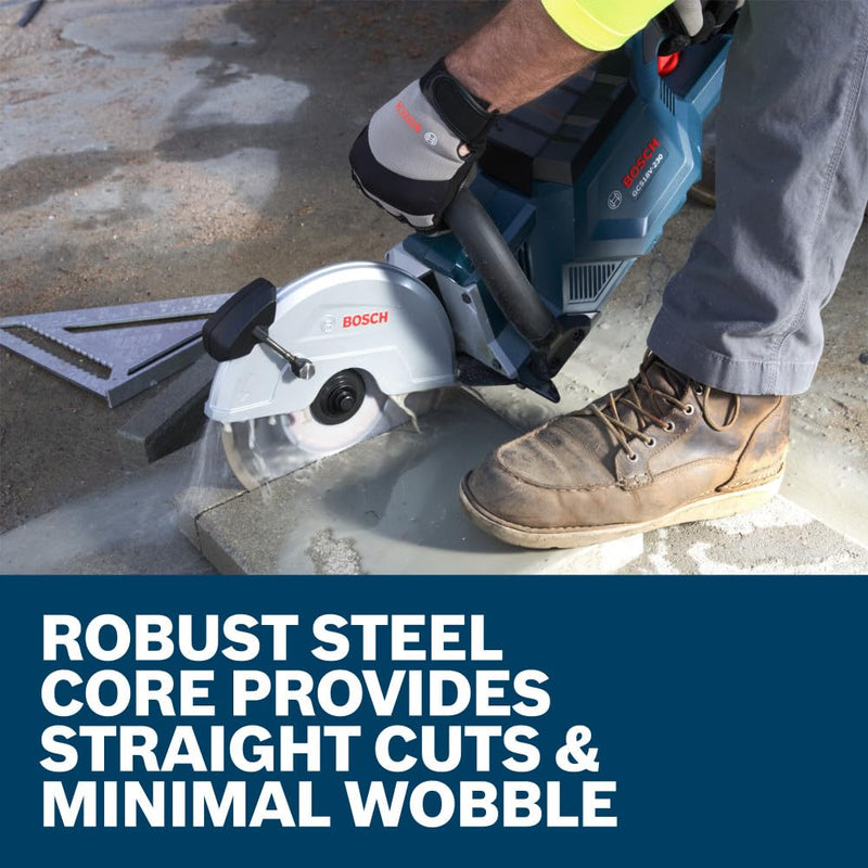 [Australia - AusPower] - BOSCH DB944 9 in. Premium Turbo Segmented Rim Diamond Blade | Smoother, Faster Cuts | Concrete, Brick, Stone | Standard Angle Grinders 9" DIAMETER 