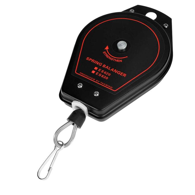 Retractable Spring Balancer, Jectse ES620 Metal and Rubber 0.6-2.0 kg Spring Balancer Retractable Tool Holder Hanger Spring Balancer Tool