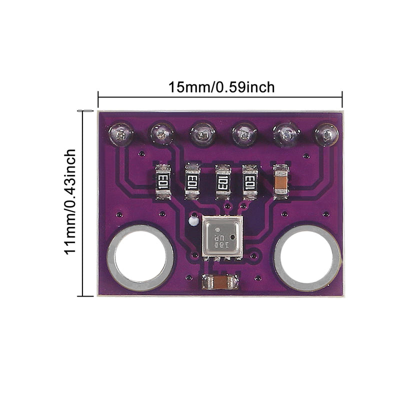 [Australia - AusPower] - 2pcs BME280 3.3V Sensor Module Pre-Soldered Atmospheric Pressure Temperature Humidity Sensors GY-BME280-3.3 for Raspberry Pi 