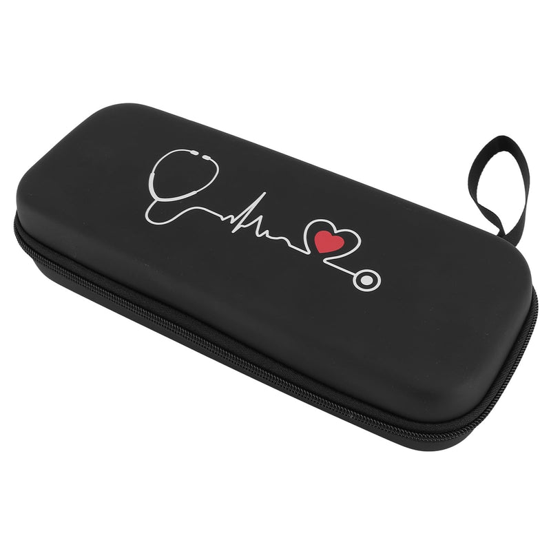 [Australia - AusPower] - Stethoscope Hard Carrying Case, Portable and Convenient, Reliable Hard Case for Stethoscopes with Wide Compatibility, Black Color, for Classic III Lightweight II S.E 