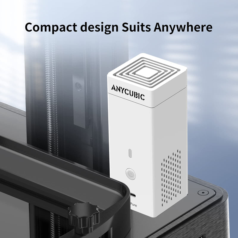 [Australia - AusPower] - ANYCUBIC Mini Purifier 3D Printer Accessories, Lightweight Ultra Quiet Purifier with High Density Activated Carbon Filter for LCD DLP 3D Printers (Pack of 2) 