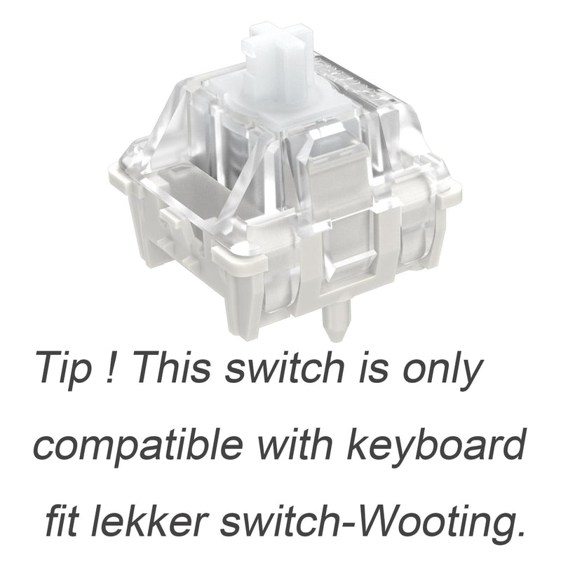 [Australia - AusPower] - GATERON Magnetic Hall Sensor Keyboard Switches, KS-20 White Linear Pre-lubed 30gf Magnetic Key Switches, Free Setting of Pre-Travel SMD Compatible, Fit for Magnetic Mechanical Keyboards(35PCS) 