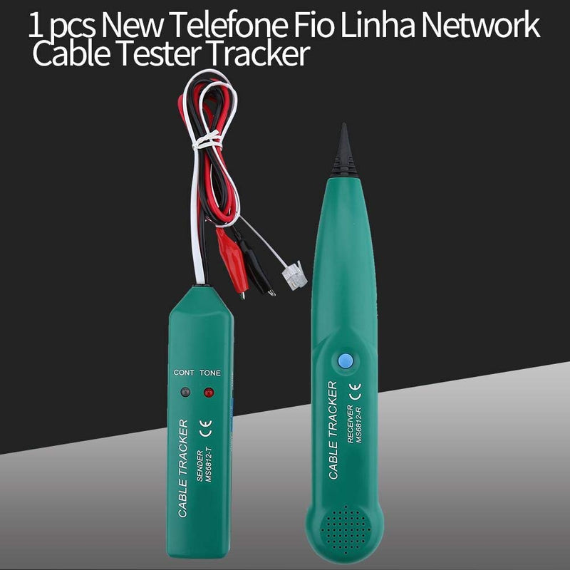 [Australia - AusPower] - MS6812 Telephone Phone Wire Network Cable Tester Line Cable for Installing Debugging Maintaining Telephone Line (Battery Not Included) 