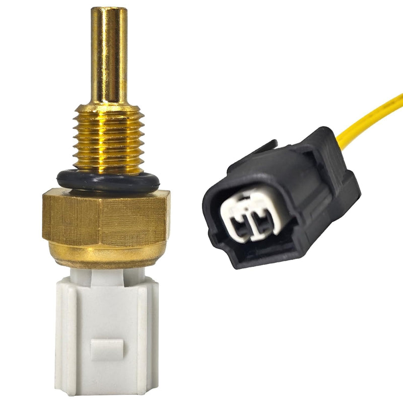 [Australia - AusPower] - 37870-RTA-005 37870-RWC-A01 Temperature Sensor with Connector Pigtail Harness - Compatible with Honda Civic, Accord, Acura MDX 2007-2015 - OEM Replacement 37870RWCA01 37870RTA005 