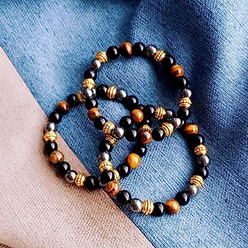 Triple Protection Bracelet Bring Luck and Prosperity for Men Women E