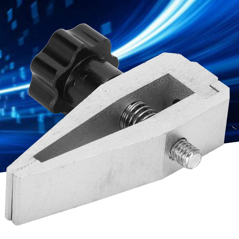 [Australia - AusPower] - Stainless Steel Push Pull Force Fixture 500N Tensile Tester Fixture Jaw Thrust Tension Meter Clamp With Anti Slip Knob For Testing Destructive Rubber Cables Paper 
