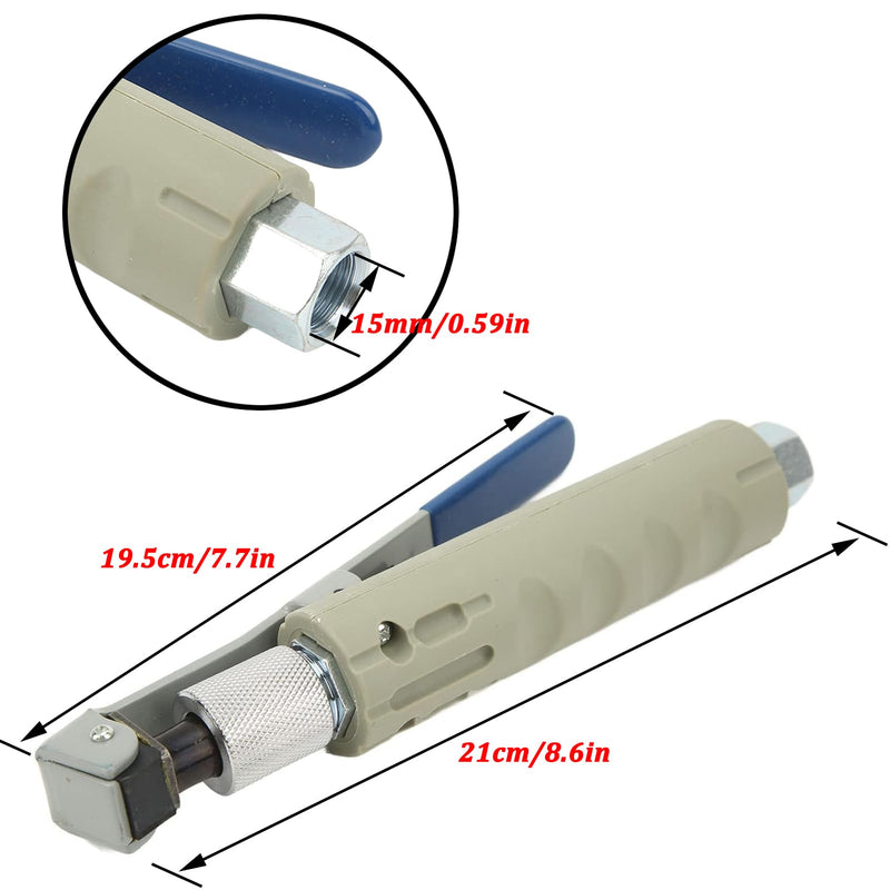 [Australia - AusPower] - Sand Blaster Gun with 4 Ceramic Tips, Abrasive Blaster Nozzles, Remove Abrasive Stain Rust Grime for Multiple Media 