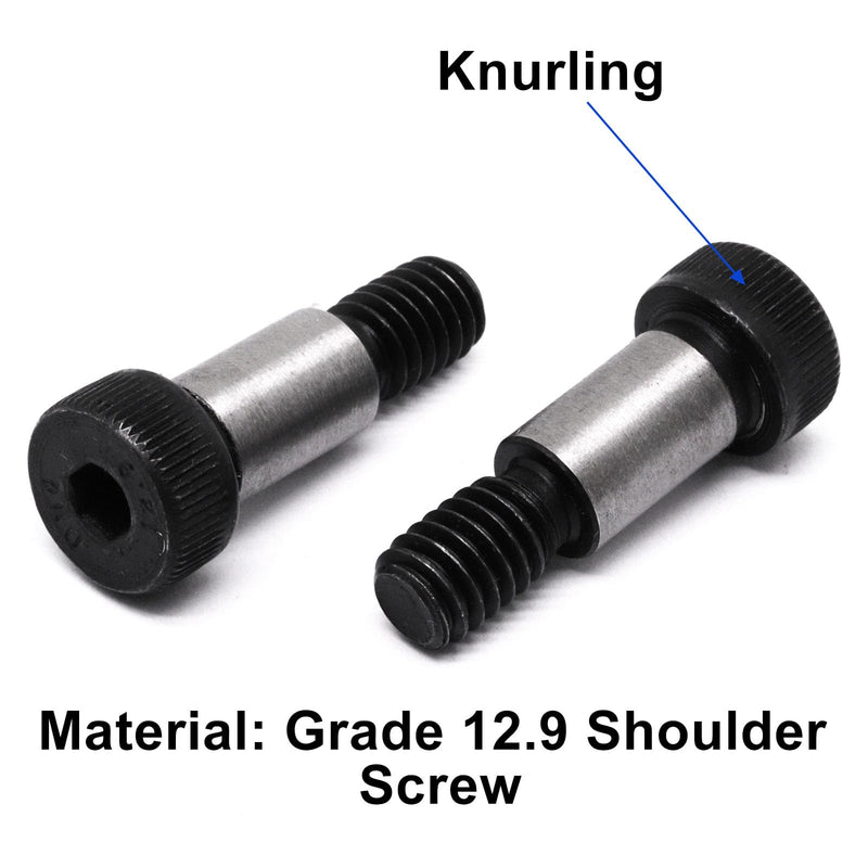 [Australia - AusPower] - 6Pcs Alloy Steel Hexagon Socket Head Shoulder Screw Bolt 5/16-inch Shoulder Dia, 3/4-inch Shoulder Length,1/4-inch-20 UNC Thread 5/16*3/4 