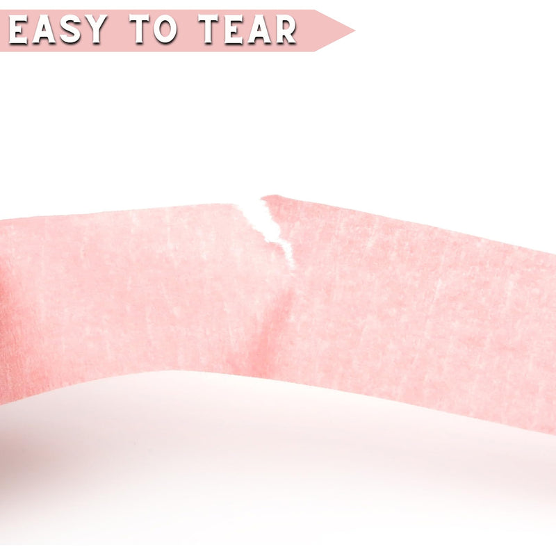 5 Rolls Pinstripe Tape - Masking Tape 1/16", 1/8", 1/4", 1/2", 3/4" - Thin Painters Masking Automotive Tape for DIY, Car, Auto, Paint, Art, Tumblers (Pink) Pink