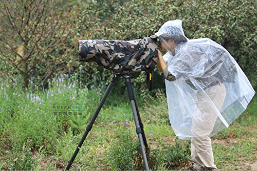 [Australia - AusPower] - ROLANPRO S Size Raincoat for Sony FE 200-600mm F5.6-6.3 G OSS 、300mm f/2.8、400mm f/4、200mm f/2 Lens use etc.- #Army Green Waterproof 