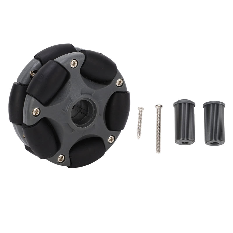 [Australia - AusPower] - Jeanoko 1PCS 58mm Plastic Omni Wheel with Sturdy Structure, Omni Directional Wheel, Excellent Load Lateral Maneuverability Omni Wheel for Maintain,Omni-direction Roller Replacement 