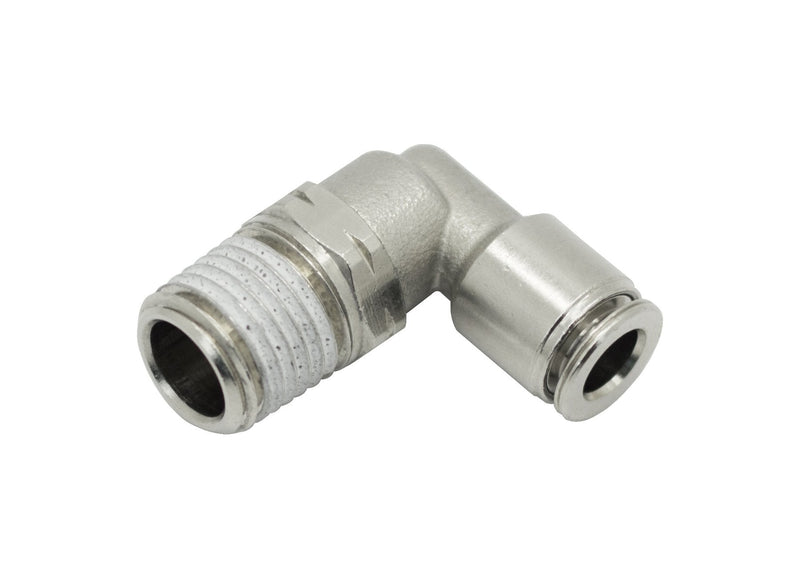 [Australia - AusPower] - PneumaticPlus PN15 Series Push to Connect Tube Fitting, Male Elbow (1/4" Tube X 1/8" NPT) - Pack of 5 1/4" Tube X 1/8" NPT 