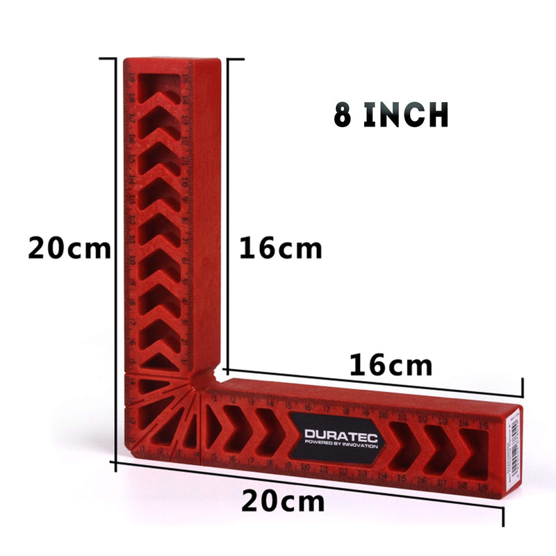 [Australia - AusPower] - Positioning Squares, Woodworking Tool, Clamping 90 Degree Angles for Picture Frames, Boxes, Cabinets or Drawers (Set of 2) 8-Inch 8" 2pcs 