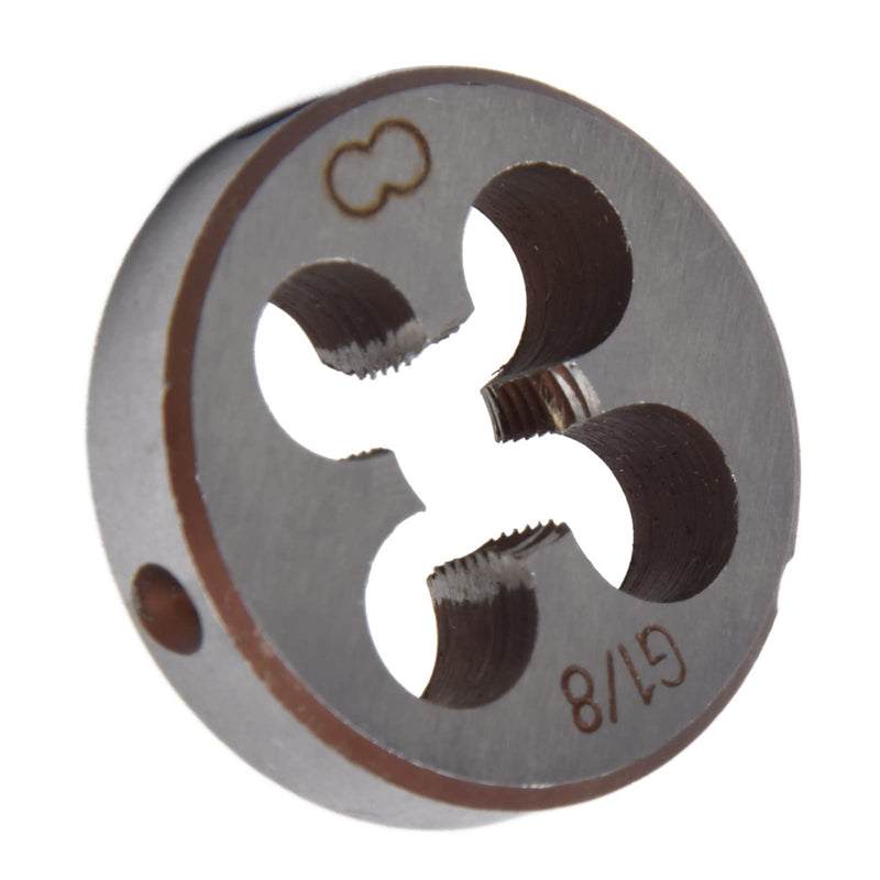 [Australia - AusPower] - Fafeicy G1/8 UNC Round Die Thread Screw Die 30mm/1.18" OD for General Thread Machining Manual Measurement, #511 