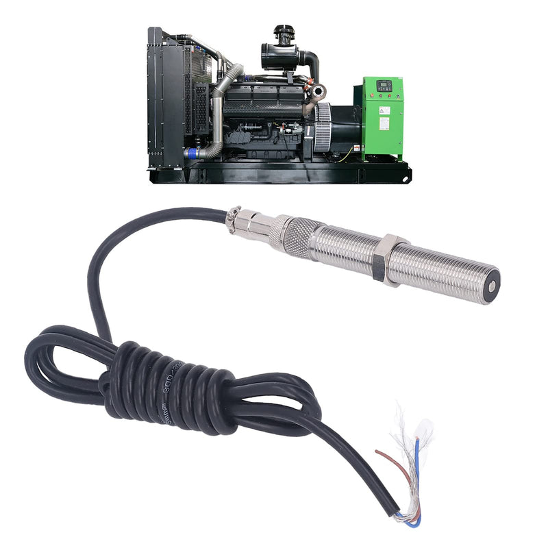 [Australia - AusPower] - Hilitand Speed Sensor 5/8 18UNF 2A L80mm Thread 1.5m Harness MPU Magnetic Pickup Revolution Speed Sensor for for Engine Generator Set 
