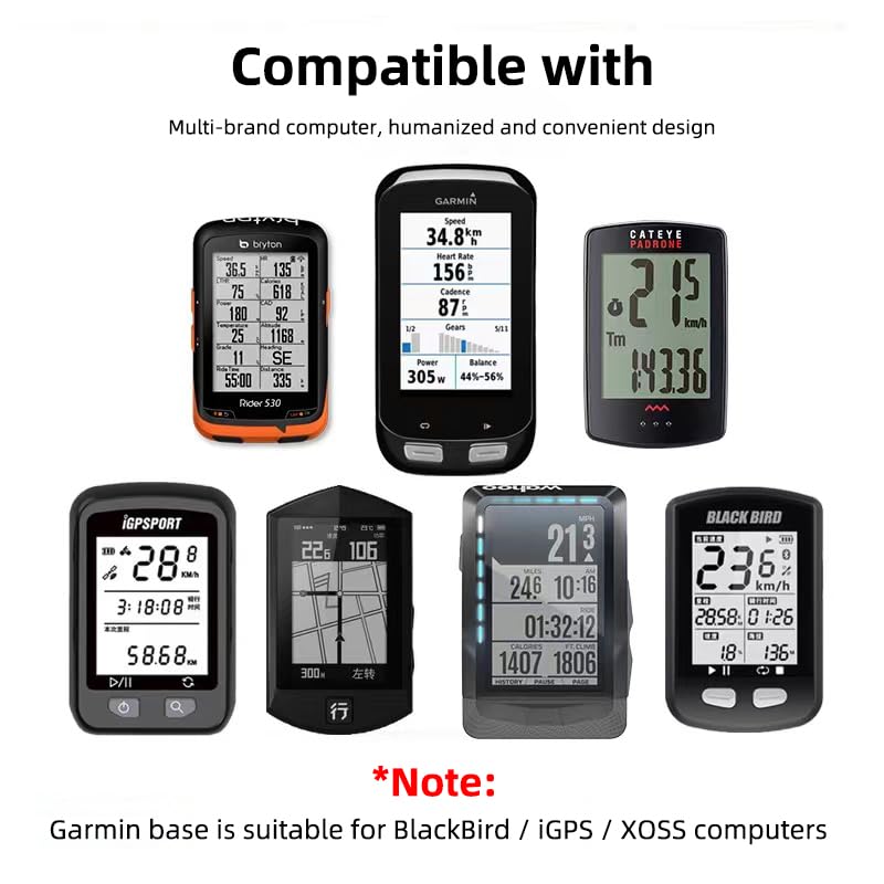 [Australia - AusPower] - GPS Computer Mount for Aero Bars, TT Bars, or Tri Bars for Road and Triathlon Bikes Compatible with Garmin, Wahoo, CatEye, and Bryton with GoPro Action Camera and Bike Light Attachment 