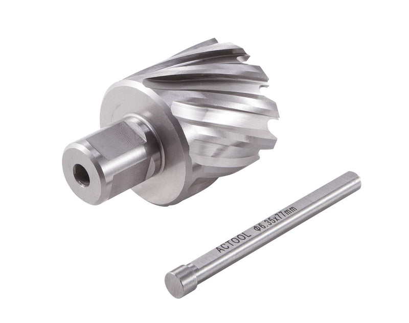 1-1/2" Diameter × 1" Depth of Cut HSS ANNULAR Cutter with 3/4'' Weldon Shank 1-1/2'' x 1''