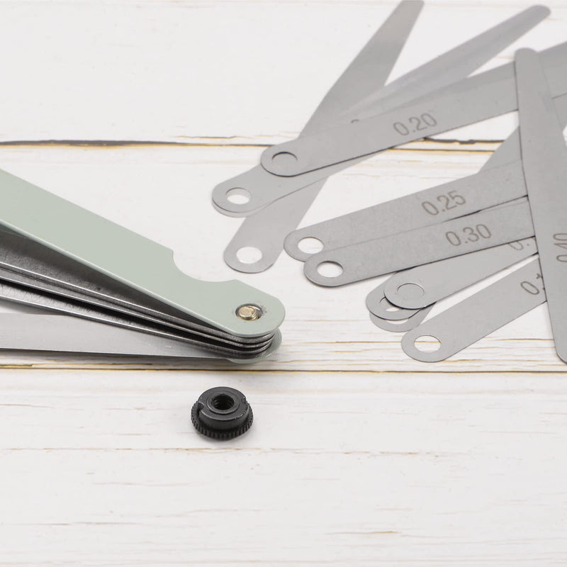 [Australia - AusPower] - QUARKZMAN Feeler Gauge 0.3 mm Thickness Gauge 65MN Steel Metric Gap Measuring Tool Single Blade Pack of 5 