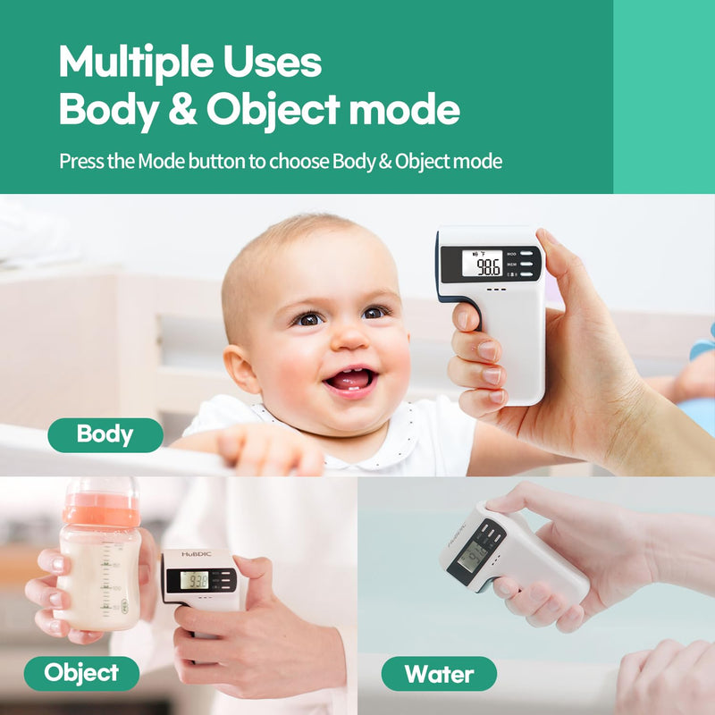 [Australia - AusPower] - Medical Grade Infrared Non-Contact Forehead Thermometer, Digital Infrared Thermometer for Adults and Kids, Touchless Baby Thermometer, LCD Display and Memory Function (Gold) FS-300 (Gold) 
