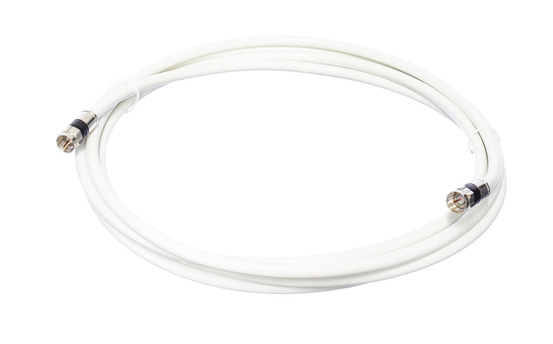 [Australia - AusPower] - THE CIMPLE CO 25 Feet - Flexible RG6 Coaxial Cable for TV - RG6 Coax Cable for Internet - 25 FT Coaxial Cable for Internet - Double-Shielded Coax - Flexible Coaxial Cable - 25 Foot (7.5 Meters), White 