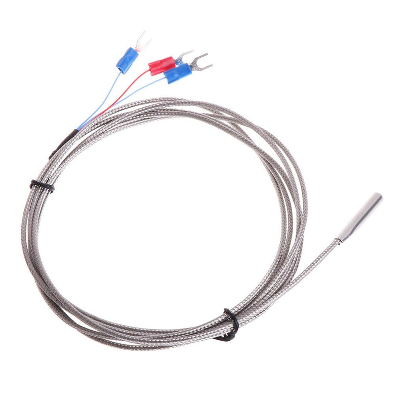 [Australia - AusPower] - RTD PT100 Temperature Sensor Stainless Steel 3 Wire Thermistor Probe for PID Temperature Controller Range -50≧~350＜C 