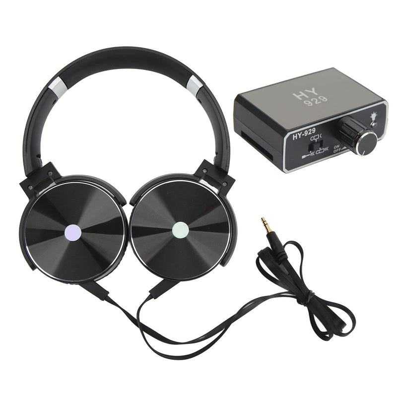 [Australia - AusPower] - Underground Water Leak Detector Water Pipe Leakage Detector, Pipe Leak Detector High Strength Sound Intensifier with Headset AC100-240V for Site Construction Plumbing Leak US Plug 