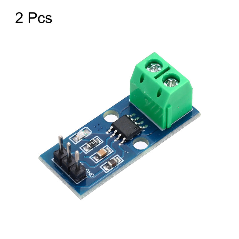 [Australia - AusPower] - MECCANIXITY 2pcs ACS712 Current Sensor Module 20A Range Hall Effect Current Sensor Current Measuring AC/DC for Detecting Current 