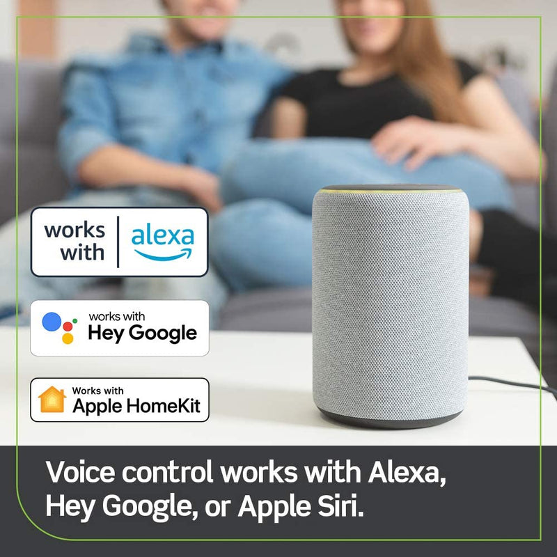 [Australia - AusPower] - Leviton Decora Smart Plug, Wi-Fi 2nd Gen, Works with Matter, My Leviton, Alexa, Google Assistant, Apple Home/Siri & Wire-Free Anywhere Companions for Switched Outlet, D215P-1RW, White Plug-in Switch 