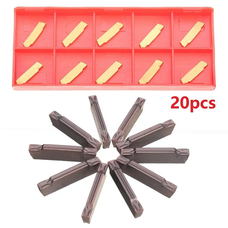 [Australia - AusPower] - SPORTARC MGMN200-G / MGMN200-G LDA 2mm Tungsten Carbide Insert Groove Cutting Tool Pack of 20 