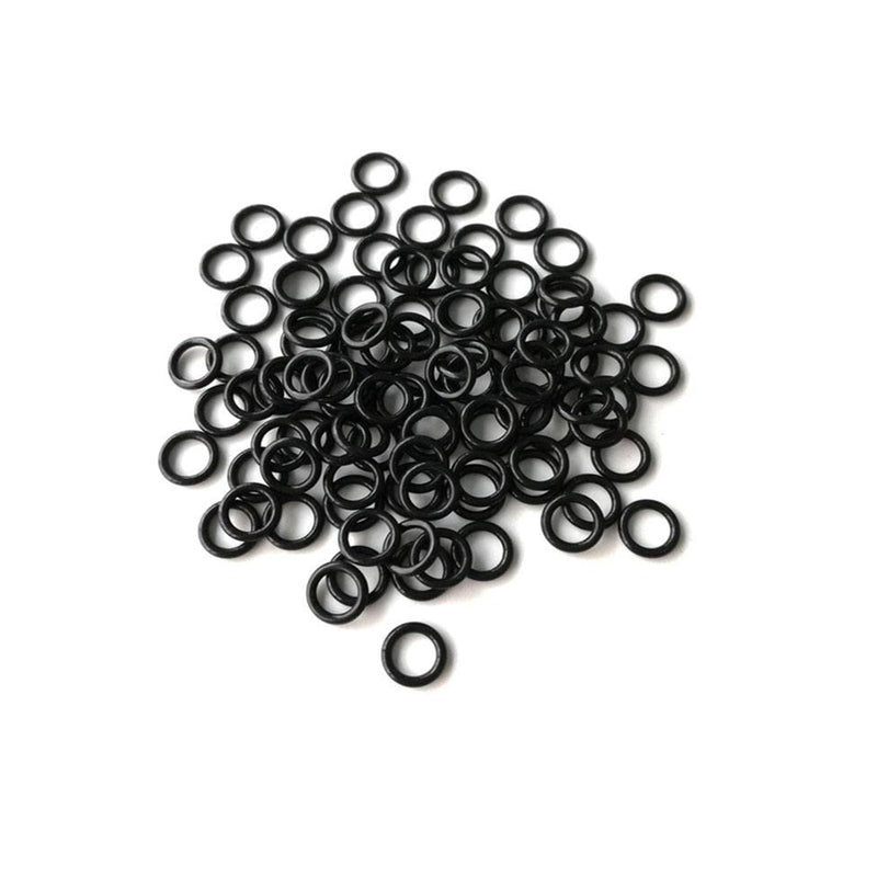 [Australia - AusPower] - Nitrile Rubber O-Rings 26mm OD 24mm ID 1mm Width Metric Sealing Washer Round O-Ring Gasket O Rings Seal Grommets, Black, Pack of 50 