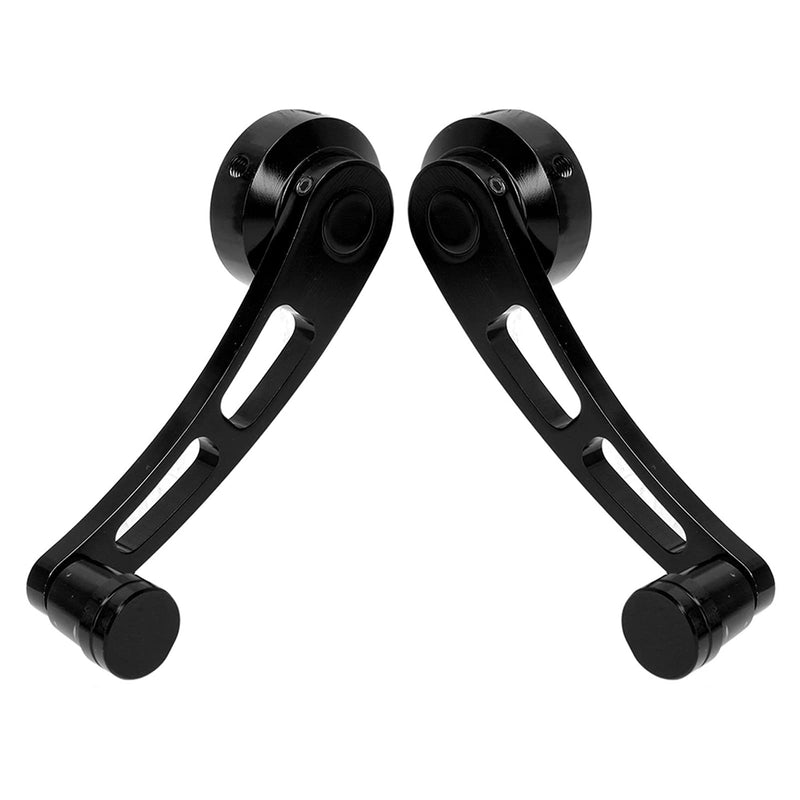[Australia - AusPower] - Tbest Car Window Crank,2pcs Alloy Window Handle Riser Winder Crank Fit for Classic Car(Black) Black 