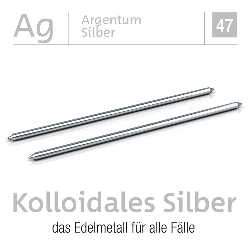 Silver Electrodes 1 Pair 2 mm x 80 mm for CM Series (Ag 2 x 80) Silber 2x80
