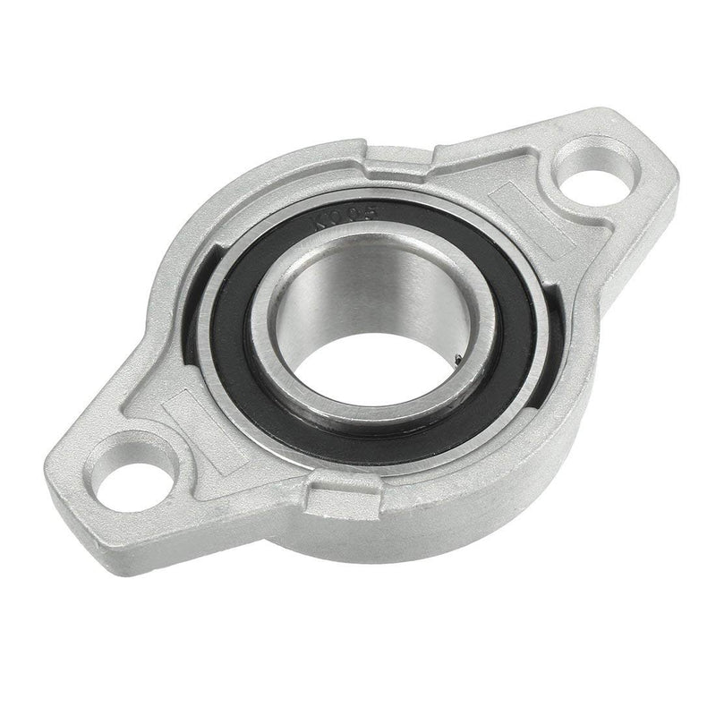 [Australia - AusPower] - KFL005 25mm Zinc Alloy Self Aligning Pillow Block Flange Bearing, Zinc Pack of 2 