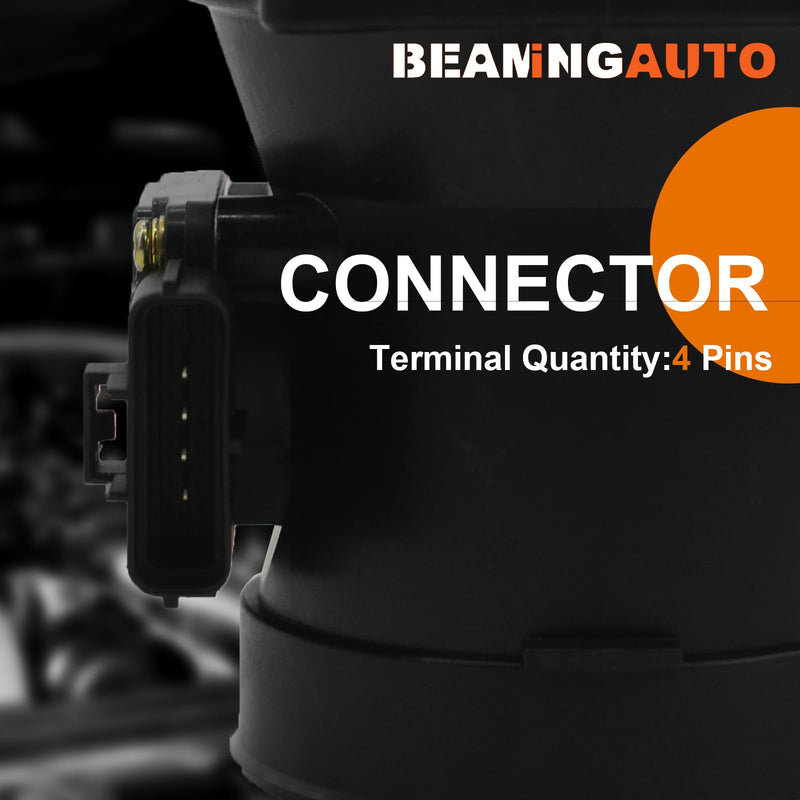 [Australia - AusPower] - BEANMINGAUTO Mass Air Flow Sensor MAF Compatible with 1998-2004 Ford F150 F-250 F-350 F-450 F-550 Super Duty Expedition Lobo Taurus Lincoln Jaguar 3.4L 4.6L 5.4L 6.8L 7.3L V8 Replace# F81F12B579BA 