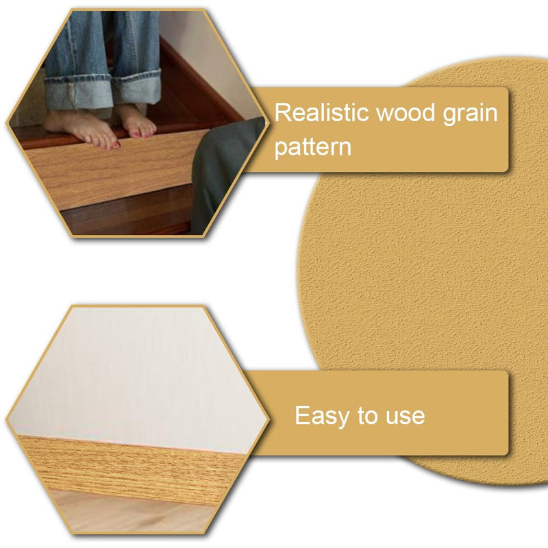 Wood Grain Tape Wood Floor Repair Imitation Woodgrain Duct Tape Roll 5.7cm x 4.57m for Furniture Scratch Repair