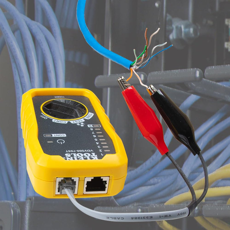 [Australia - AusPower] - Klein Tools VDV500-705 Wire Tracer Tone Generator and Probe Kit for Ethernet, Internet, Telephone, Speaker, Coax, Video, and Data Cables RJ45, RJ11, RJ12 DEVICE Tone & Probe Test and Trace Kit 