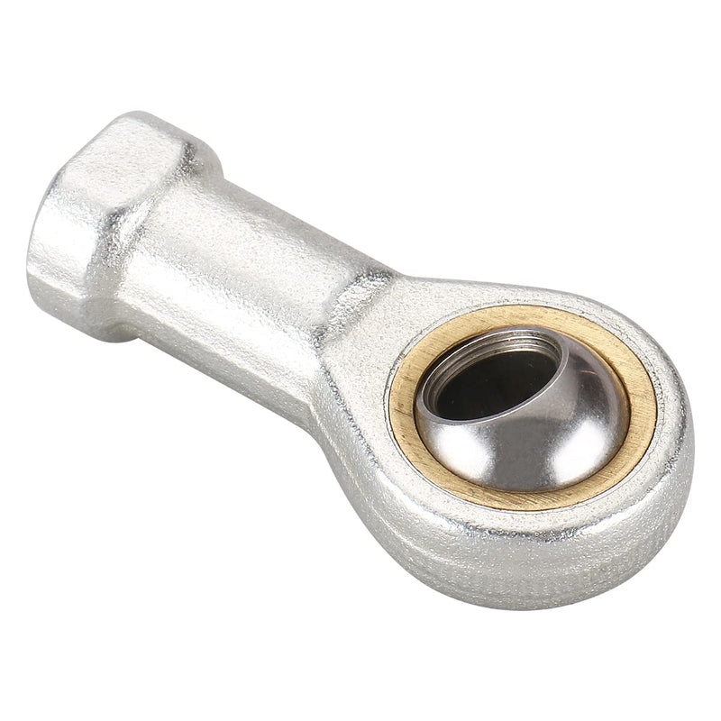 [Australia - AusPower] - Baomain Rod End Bearing FJ1114 M14 Silver Tone 14mm Inner Diameter M14x1.5 Female Thread 