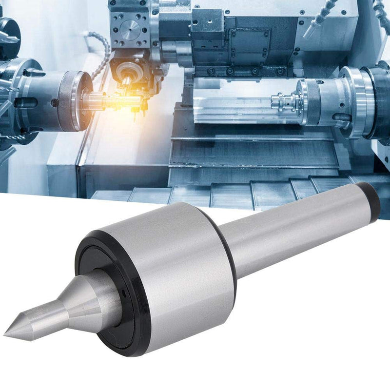 [Australia - AusPower] - MT3 Live Center Taper,Professional Carbon Steel High Speed Revolving Bearing Tailstock Turning Tool Replacement, Accuracy 0.000197" Lathes CNC Tool 60 