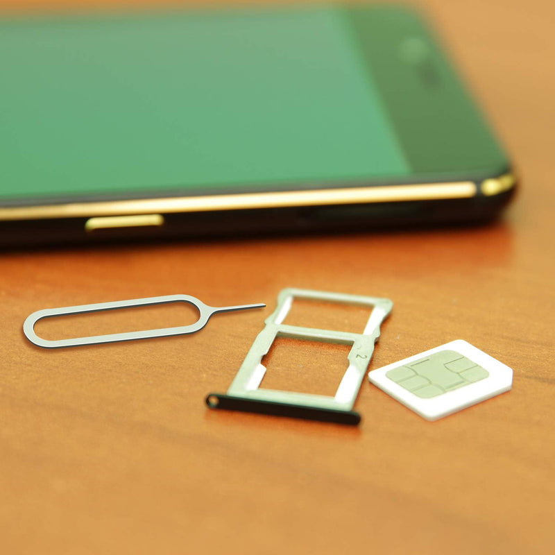 [Australia - AusPower] - Tatuo 300 Pack Sim Card Tray Eject Pin Ejector Removal Tool Compatible with iPhone X, 8 Plus, 8, 7 Plus, All Other iPhone Models, iPads, iPods, Samsung Galaxy Note/S/Edge/J Series, HTC Phone Models 