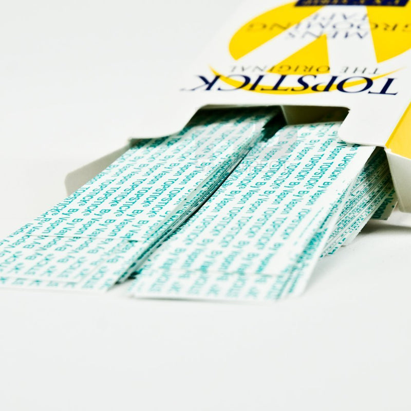 [Australia - AusPower] - Topstick 1" X 3" - 50 Strips in each box (2 boxes) Hypo-Allergenic All Purpose Clear Double Tape 