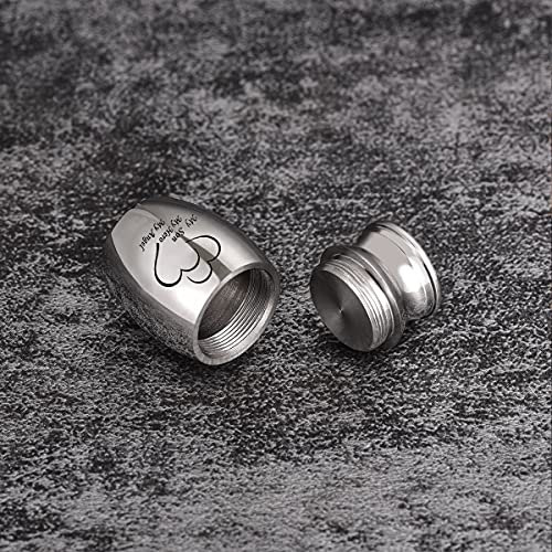 My Family My Hero My Angel Stainless Steel Urns for Ashes Cremation Jewelry Memorial Keepsake Son-Big Size